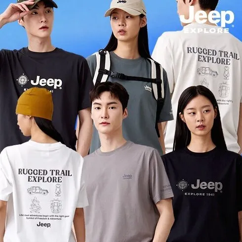 2024년 최고의 JEEP 남성 24 SUMMER COOL SORONA 반팔 티셔츠 4종 추천상품