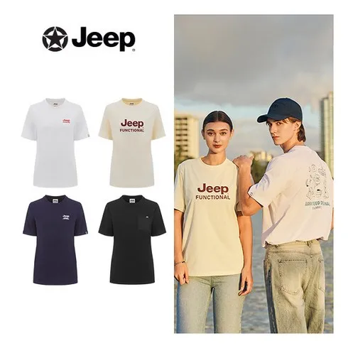 최저가로 승부하는 Jeep 남성 24 SUMMER COOL SORONA 반팔 티셔츠 4종 베스트8