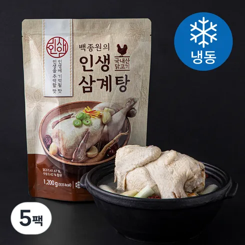 탁월한 가성비 인생삼계탕 1200g x 8팩 추천상품