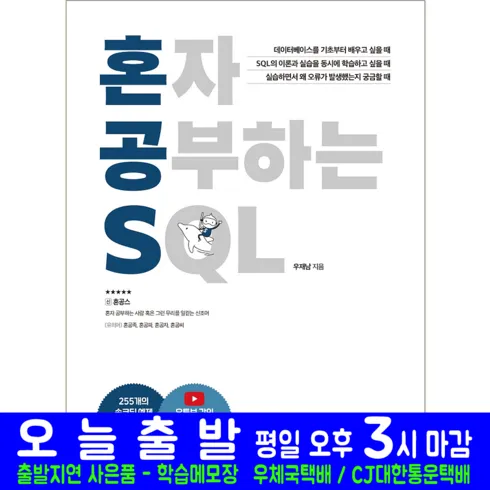 탁월한 가성비 혼자공부하는sql 베스트8